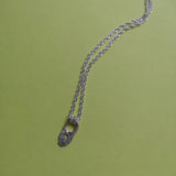 SAMPLE Silver Padlock Scrap Necklace 2