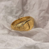 Contrast Signet - Gold Plated with Classic J engraving