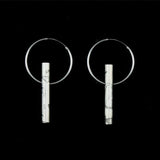 Laura Nelson Contemporary Jewellery - Carse Tube Hoops