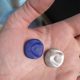 T.I.Y KIT - Pair of Pendants! Moon created using a fingerprint