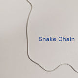 T.I.Y KIT - Pair of Pendants! Snake Chain