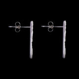 Root Studs - Solid cast sterling silver by Laura Nelson